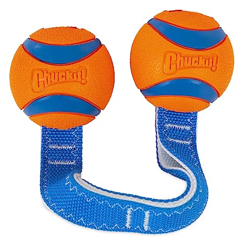 Chuckit Ultra Tug Dog Toy, Medium Fetch and Dog Ball Tug Toy for Dogs 20-60 Pounds