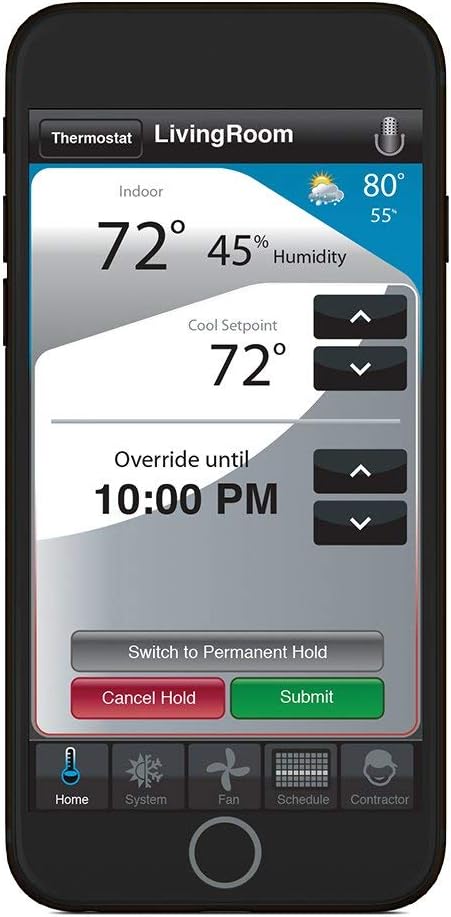 7-Day Programmable Thermostat with Wi-Fi, Works with Alexa H386