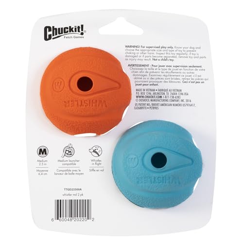 Whistler Ball Dog Toy, Large 3 Inch for Dogs 60-100 lbs V216335
