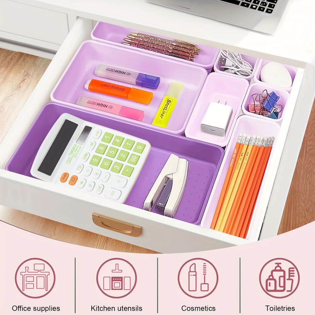 Tool Box Organizer Tray Divider Set for Desk Drawer and Garage Storage F77320