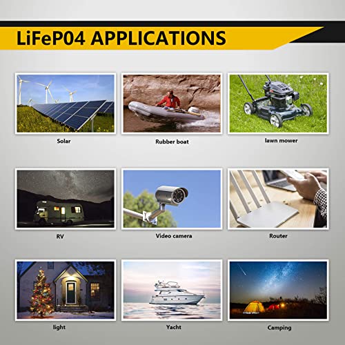12V 15Ah LiFePO4 Deep Cycle Battery 2 Pack with Built-in 16A BMS D800