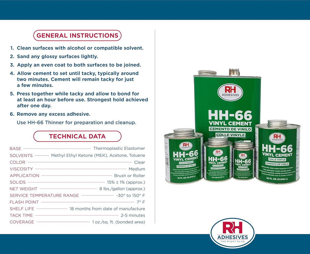 Vinyl Cement, 16 oz. can R19898