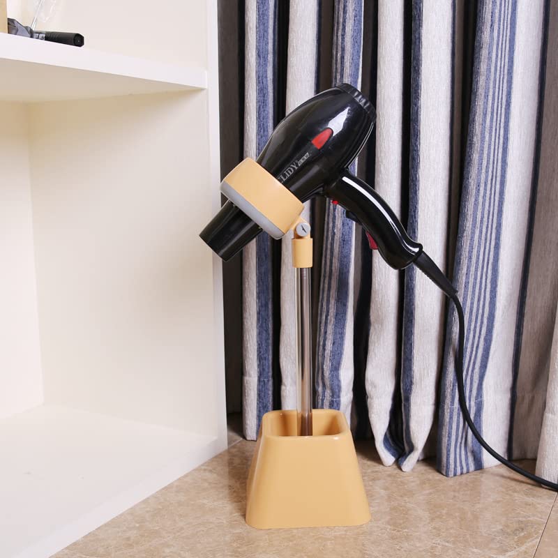 Hair Dryer Stand, Hands Free 180 Degree Rotation Foldable Floor Holder D5449