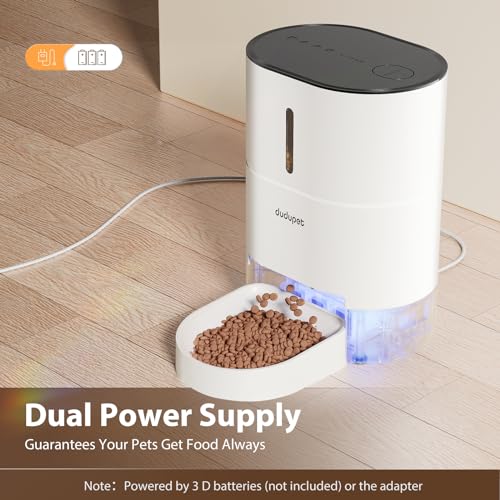 Automatic Cat Feeder WiFi with App Control, 4L Timed Dispenser R73066