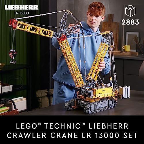 Crawler Crane Building Kit for Adults, Display Model with Winch System I86916
