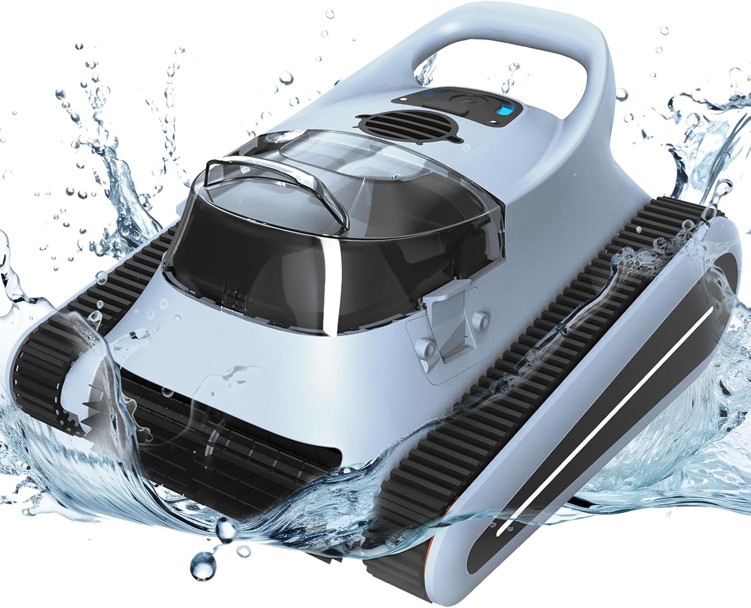 Seauto Crab Pool Vacuum, Cordless Robotic Pool Cleaner for Inground Pools, Wall Climbing, Sonar Navigation