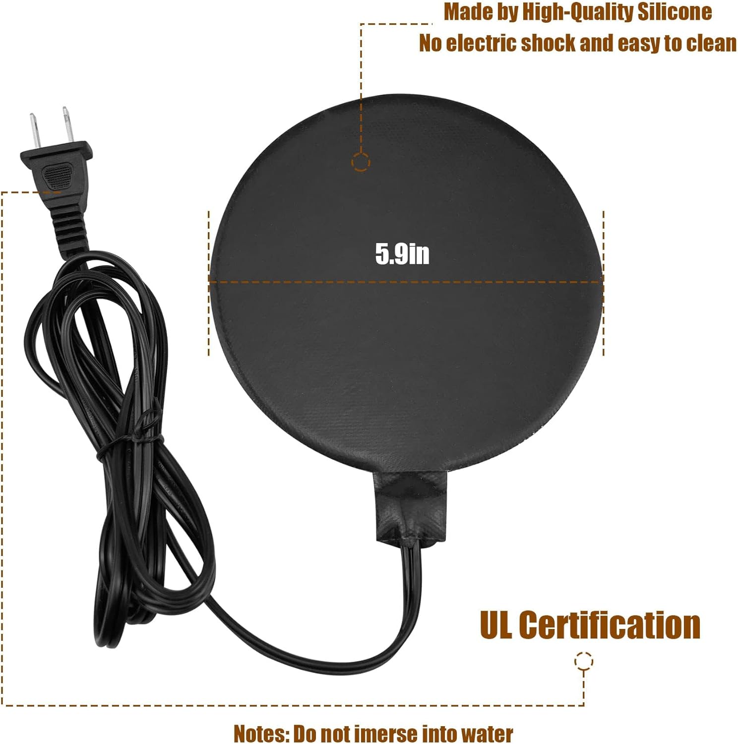 Heated Poultry Waterer Base for Winter Chicken Coop P8930