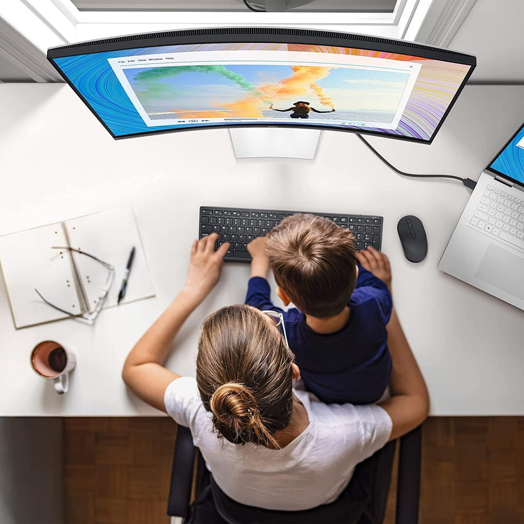 32 inch 1080P Curved Computer Monitor, Full HD 75Hz, Home and Business Use D804