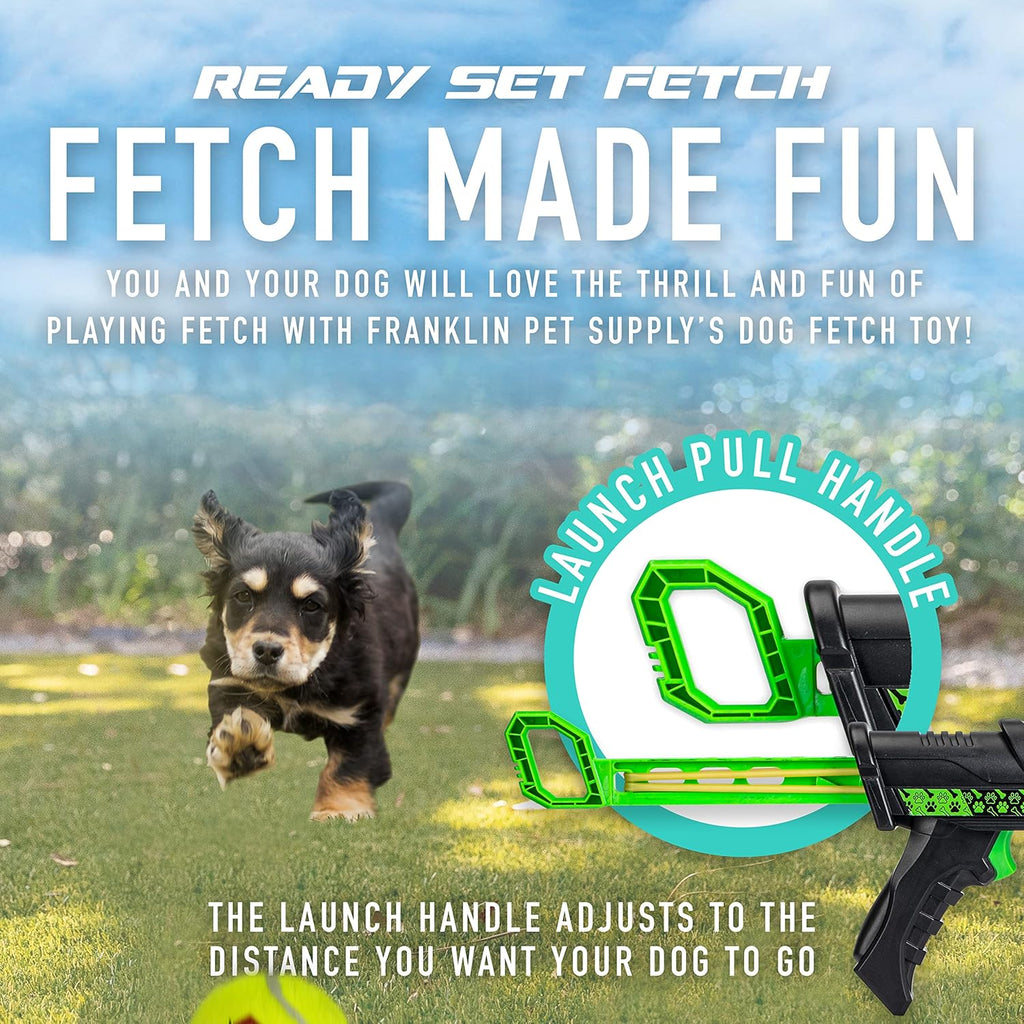Mini Tennis Ball Launcher for Dogs - Ball Thrower Cannon for Fetch R9185