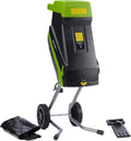 Earthwise Power Tools by ALM GS015 15-Amp Electric Corded Chipper/Shredder with Collection Bag, Green/Black