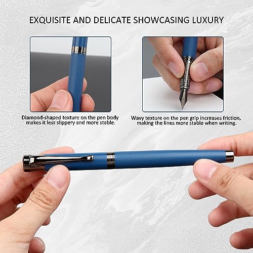 Fountain Pen Set with Medium Nib, Ink Cartridges and Converter R2164