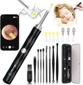 Ear Wax Removal Tool, Ear Cleaner with 1296P Camera, 6 LED Lights and Built-in WiFi, Ear Wax Removal Kit with 9 Pcs Ear Set, Ear Cleaning Kit for iOS, Android, iPad…