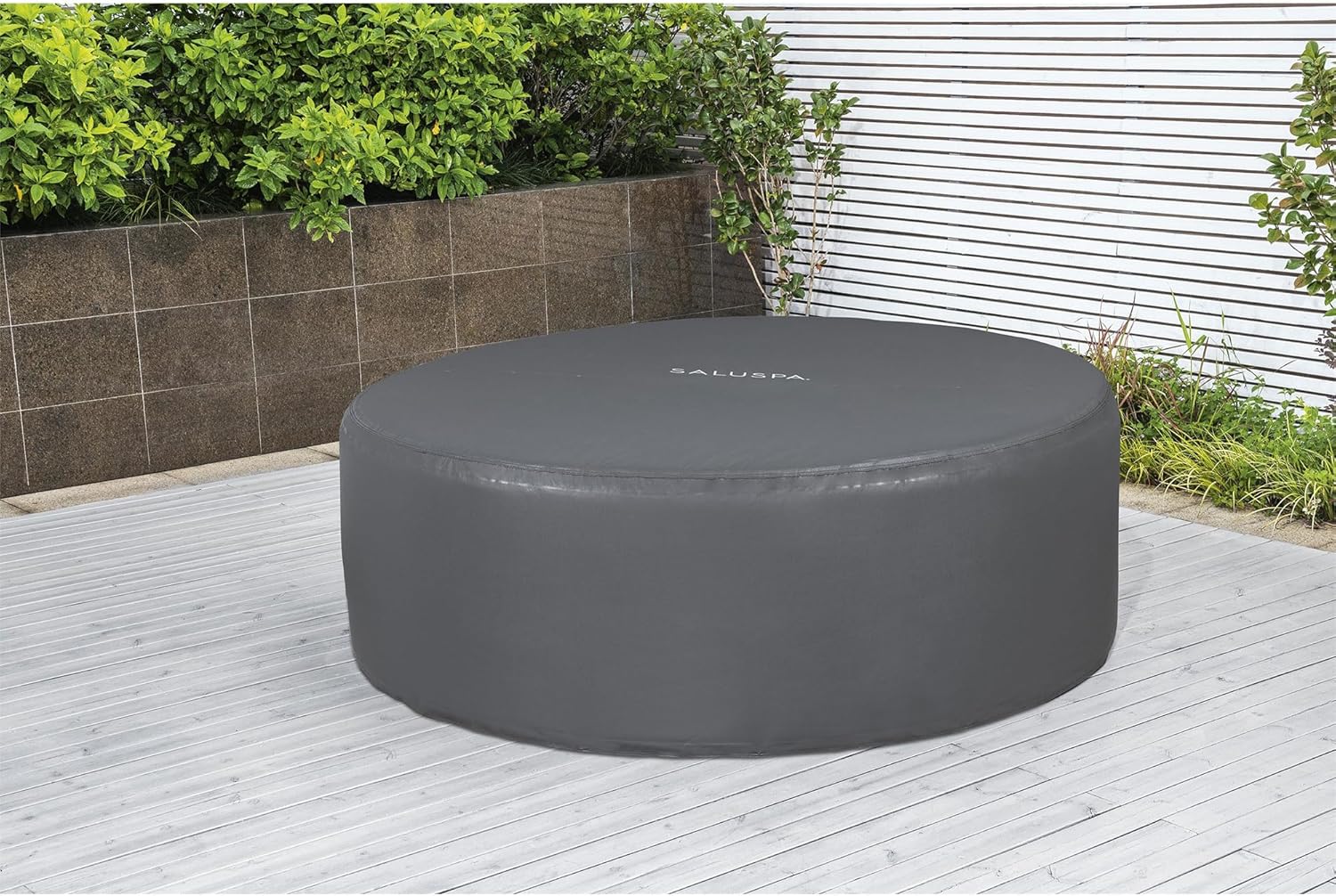 4 to 6 Person Inflatable Hot Tub Outdoor Spa with 140 AirJets and Insulated Cover X1750