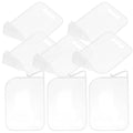 8 Pcs Storage Divider Clear Pantry Organizer Bins Cash Tray