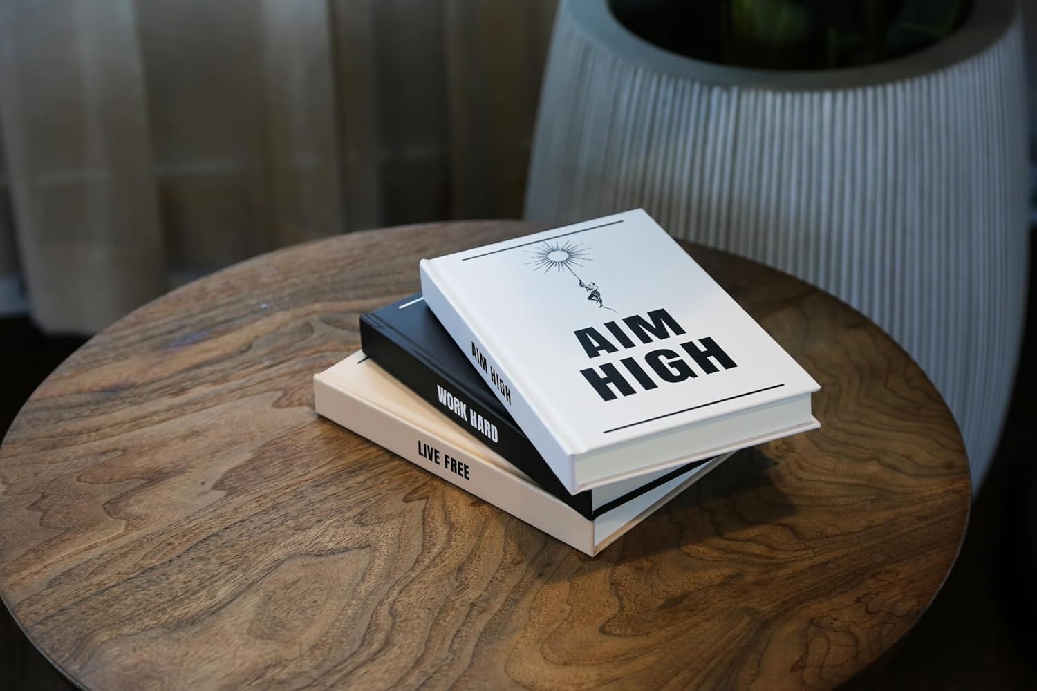 Matte Decorative Books for Coffee Table Shelf Decor F282