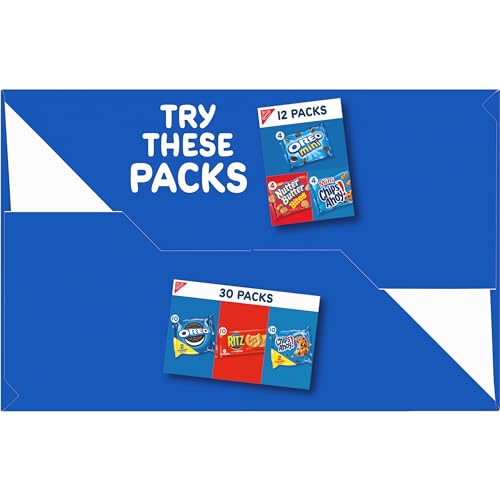 Cookie Variety Pack, 30 Snack Packs (2 Cookies Per Pack) T2124