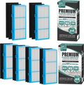 AER1 Filter Replacement for Holmes, HAPF30AT-Total Air HEPA Type Filter Compatible with Holmes Air Purifier HAPF30AT and HAP242-NUC (6 Ture HEPA + 12Carbon Booster + 3 Cleaning Brushes)