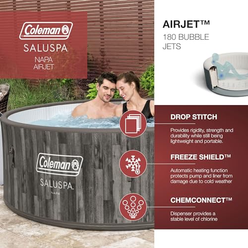 Inflatable Hot Tub for 2-7 Person Outdoor Portable Spa with Cover I85028