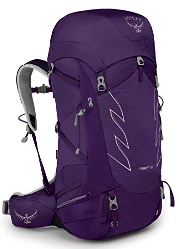 Osprey Tempest 40L Women's Hiking Backpack with Hipbelt, Violac Purple, WM/L