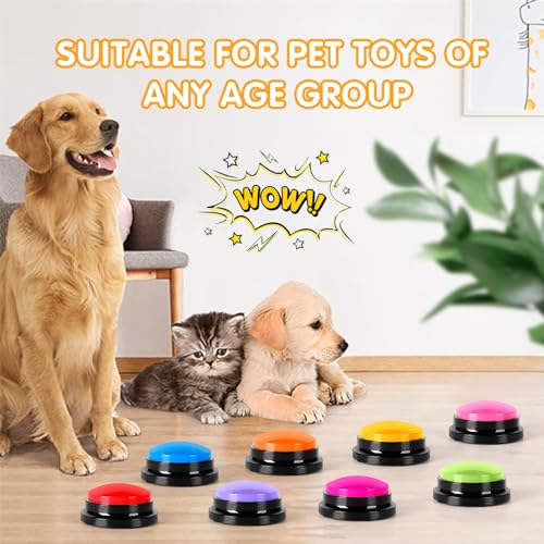 Dog Buttons for Communication, 30 Second Record & Clear Playback, Training Your Dog or Cat to Talk M5370