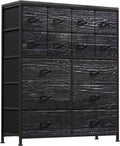 14 Dresser Drawer for Bedroom, Tall Dresser with Fabric Storage Drawer, Large Dressers & Chest of Drawers for Kid Room, Closet, Living Room, Entryway