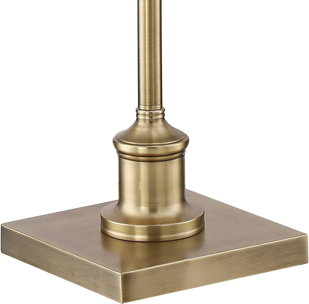 Industrial Adjustable Swing Arm Pharmacy Floor Lamp with USB Port, 54" Tall H912675