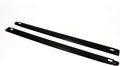 Westin Wade 72-01114 Truck Bed Rail Caps Black Ribbed Finish with Stake Holes for 2007-2014 Chevrolet Silverado 1500 Crew Cab Extended Cab with 5.8ft bed (Set of 2)