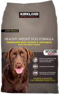 KIRKLAND SIGNATURE Healthy Weight Formula Chicken & Vegetable Dog Food 40 lb.
