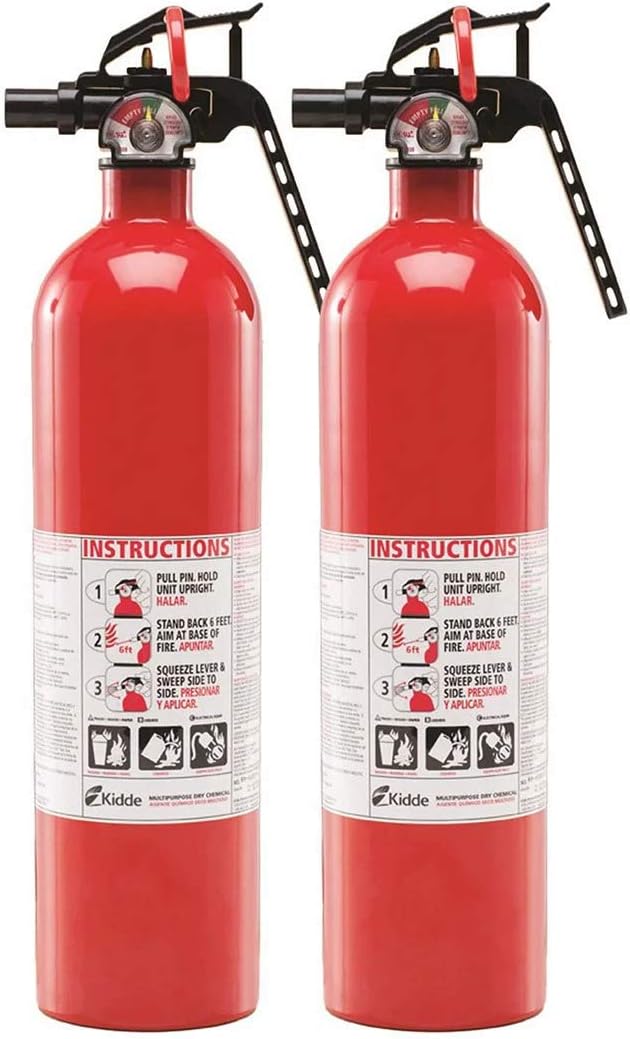 2 Pack Multipurpose Fire Extinguishers V9621