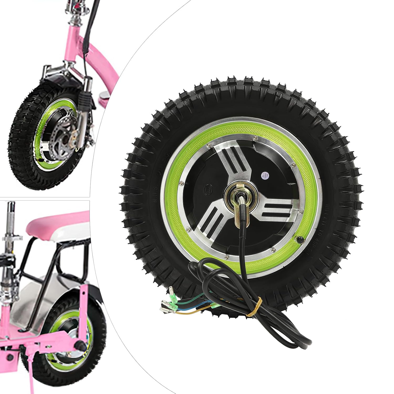 Electric Bicycle Hub Motor Conversion Kit 24V 350W Front Rear Wheel T343