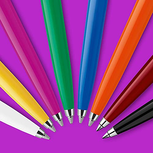 Ballpoint Pen, Classic Red Finish, Medium Point, Blue Ink I4276