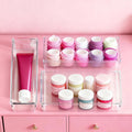 26 Pack Large Clear Plastic Drawer Organizer Bins - 5 Size Heavy Duty Acrylic Kitchen Drawer Organizers and Storage for Utensils - Bathroom Drawer Organizer Trays for Makeup Office Organization