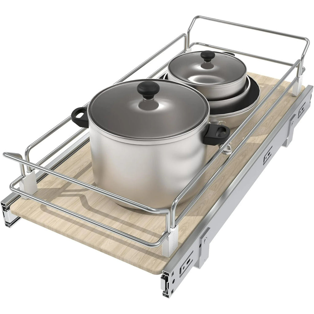 Cabinet Pull Out Drawer Organizer, Heavy Duty Storage H44482