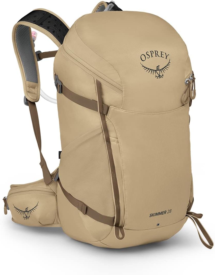 Osprey Skimmer 28L Women's Hiking Backpack with Hydraulics Reservoir, Coyote Brown