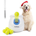 Automatic Ball Launcher for Large Dogs, with 6pcs Tennis Balls(2.5'') Dog Ball Thrower Machine for Pet Indoor/Outdoor Interactive Throwing Game for Large Breed Dog