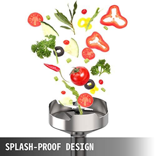 Commercial Immersion Blender 350W, Handheld Stick Mixer with Stainless Steel Shaft, Variable Speed C618106